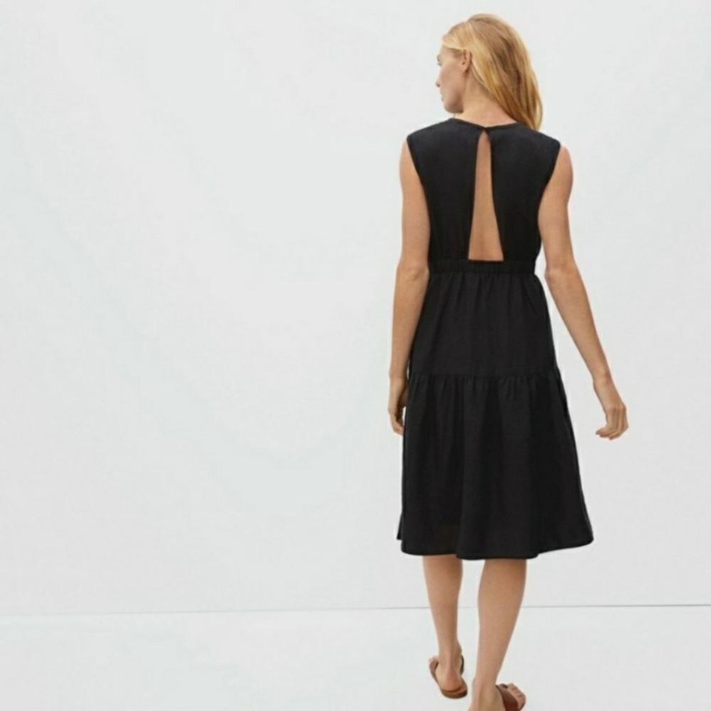 Everlane Linen Open Back Dress